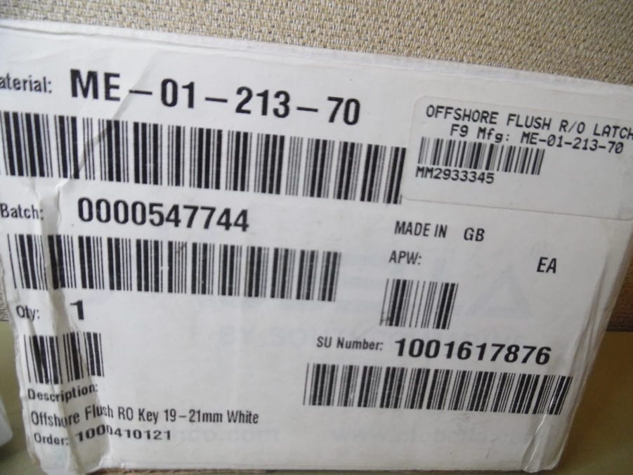 Mobella ME-01-213-70 Lockset Marine Boat Flush Door Latch - Image 6