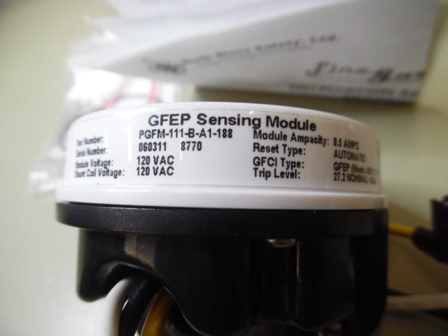 NORTH SHORE SAFETY PGFM-111-B-A1-188 120V GFCI MARINE SENSING MODULE - Image 6