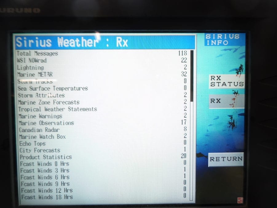 Furuno BBWX1 SIRIUS WEATHER MODULE KIT NAVNET VX2 - ACTIVE SUBSCRIPTION - Image 4