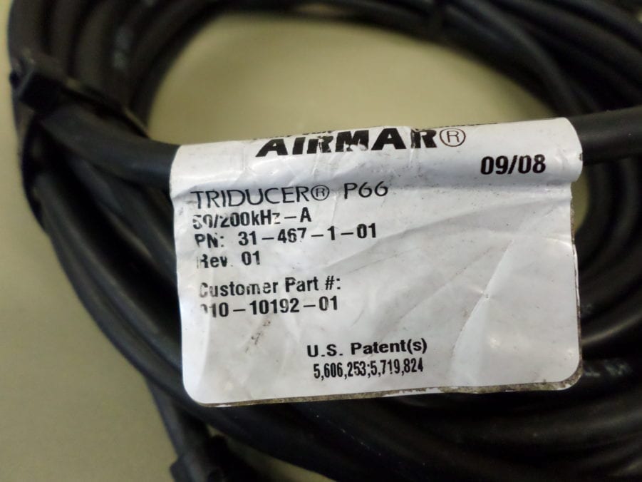 Airmar P66 10F Furuno Transom Mount Transducer FCV-620 FCV-585 ETR6/10 -NO SPEED - Image 9