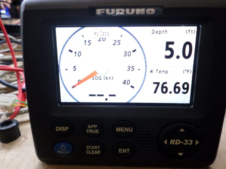 Furuno RD-33 4.3" Color LCD Nmea 2000/0183 Multi Display - NMEA 2000 NOT WORKING - Image 2
