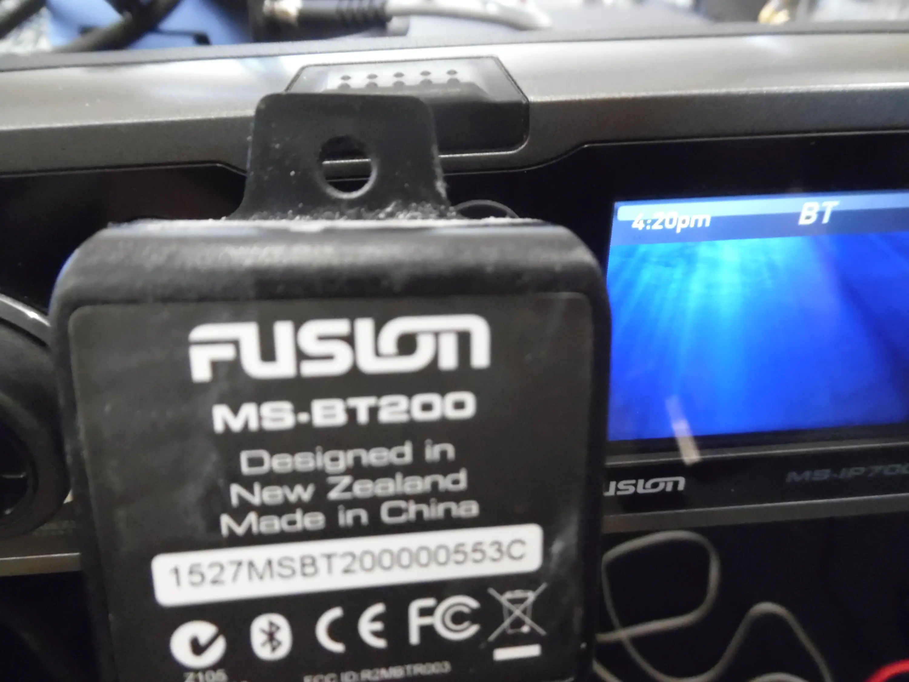 Fusion MS-BT200 Marine Stereo Bluetooth Adapter Module for MS-RA205 ...