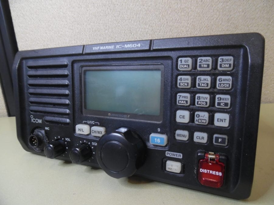 Icom IC-M604 Marine VHF Radio Transceiver w/ Power Cable - TESTED! - Image 3