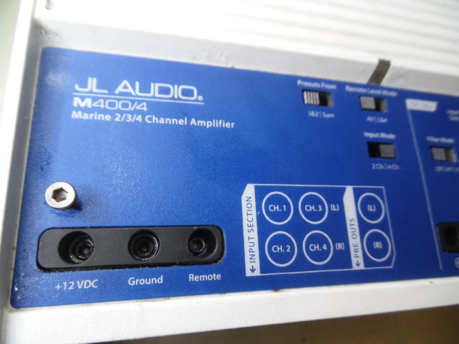 JL Audio M400/4 4 Channel 12V Marine Amp Amplifier FREE US SHIP Max