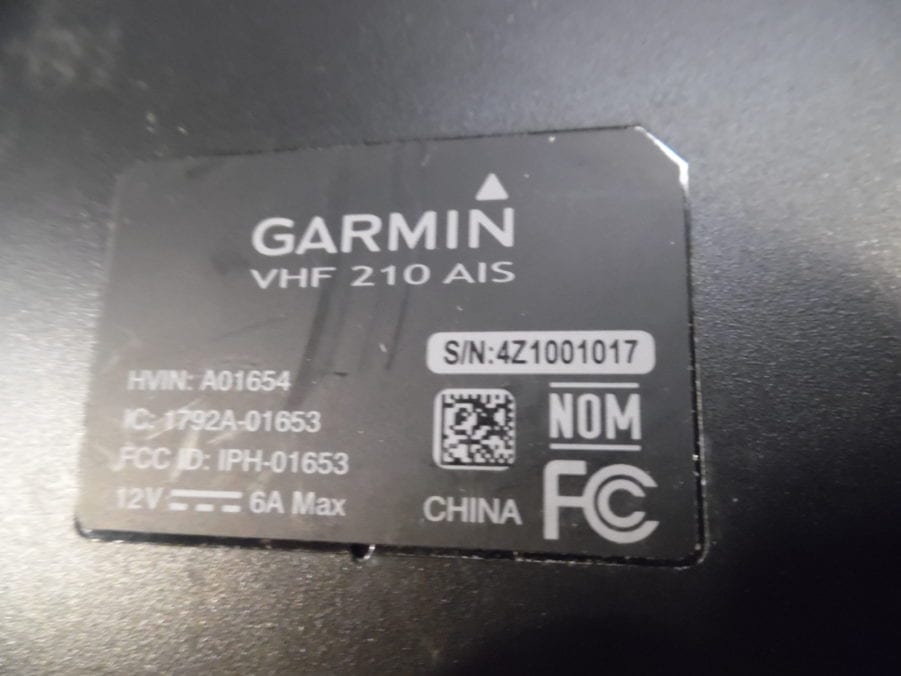 Garmin VHF 201 AIS Marine Radio Transceiver w/ Microphone - TESTED - Image 6