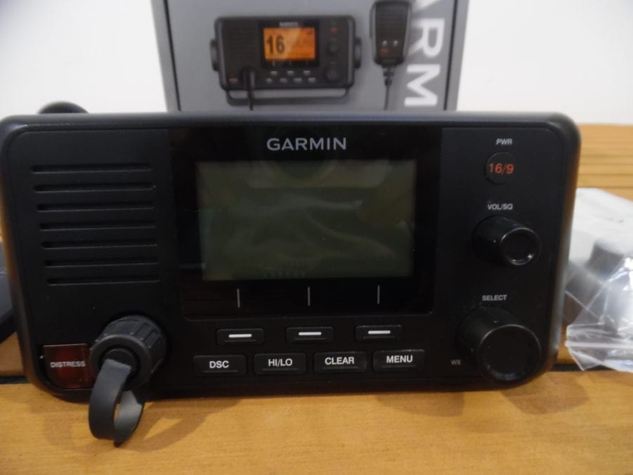 Garmin VHF 201 AIS Marine Radio Transceiver w/ Microphone - TESTED - Image 2