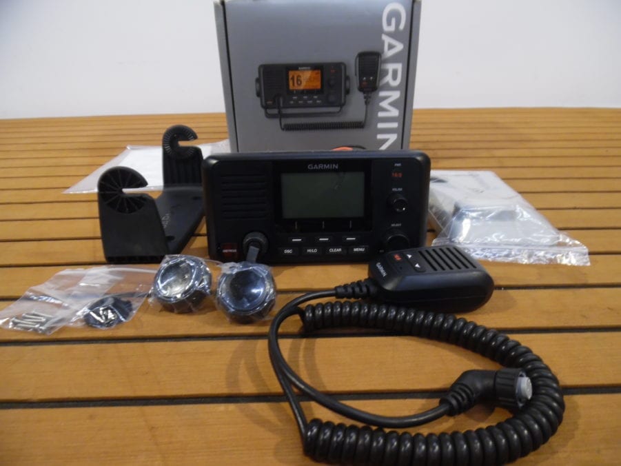 Garmin VHF 201 AIS Marine Radio Transceiver w/ Microphone - TESTED