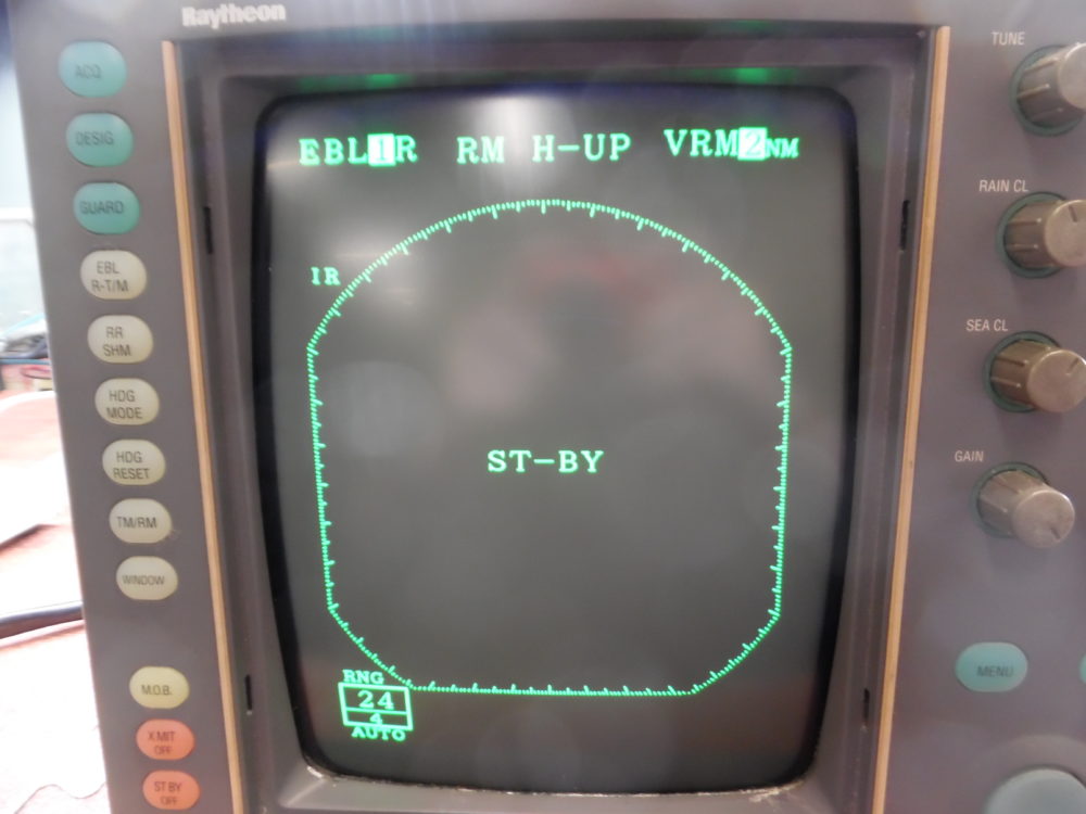 Raytheon R41xx Raster Scan CRT DISPLAY ONLY! - M92548 - f/ M92542 Radar ...