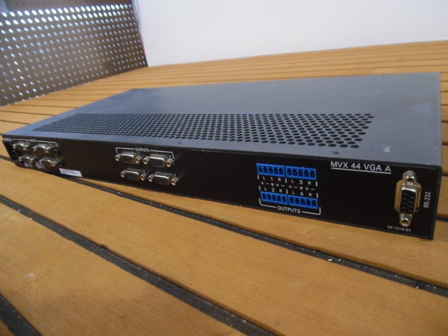 Extron MVX 44 VGA A VGA and Stereo Audio 4x4 Matrix Switcher - Image 7