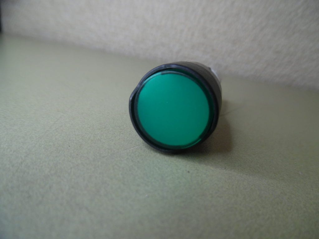 Rafi 003090334 Green Illuminated Push Button Indicator Light Max