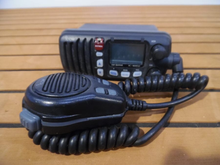 Icom IC-M402 Marine VHF Radio Transceiver w/ Microphone - FULLY TESTED!