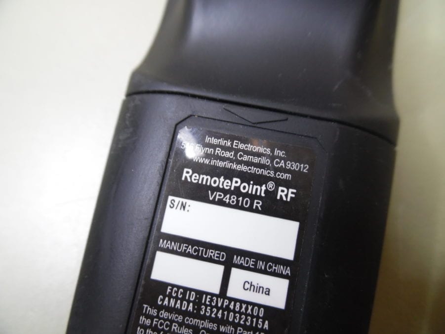 Interlink Electronic VP4810R RF RemotePoint Remote Control Laser Pointer - Image 6