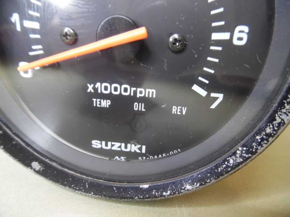 Suzuki RMP 3" Tachometer w/ Temp/ Oil/ Rev/ Check engine Light Max
