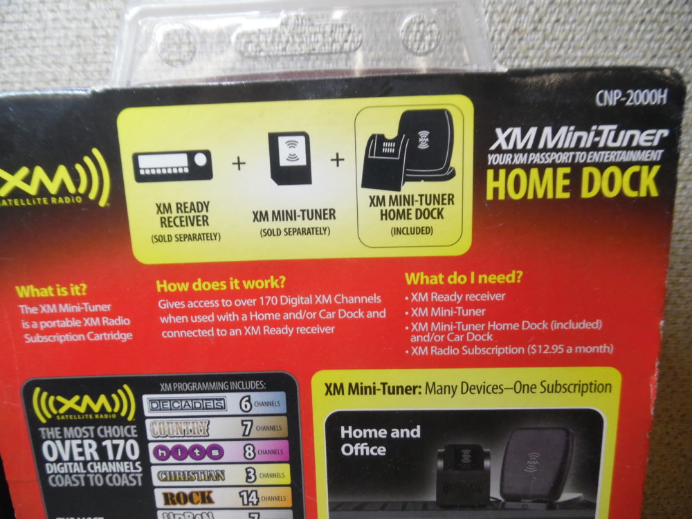 XM Satellite Radio CNP-2000H Mini-Tuner Home Dock - Max Marine Electronics