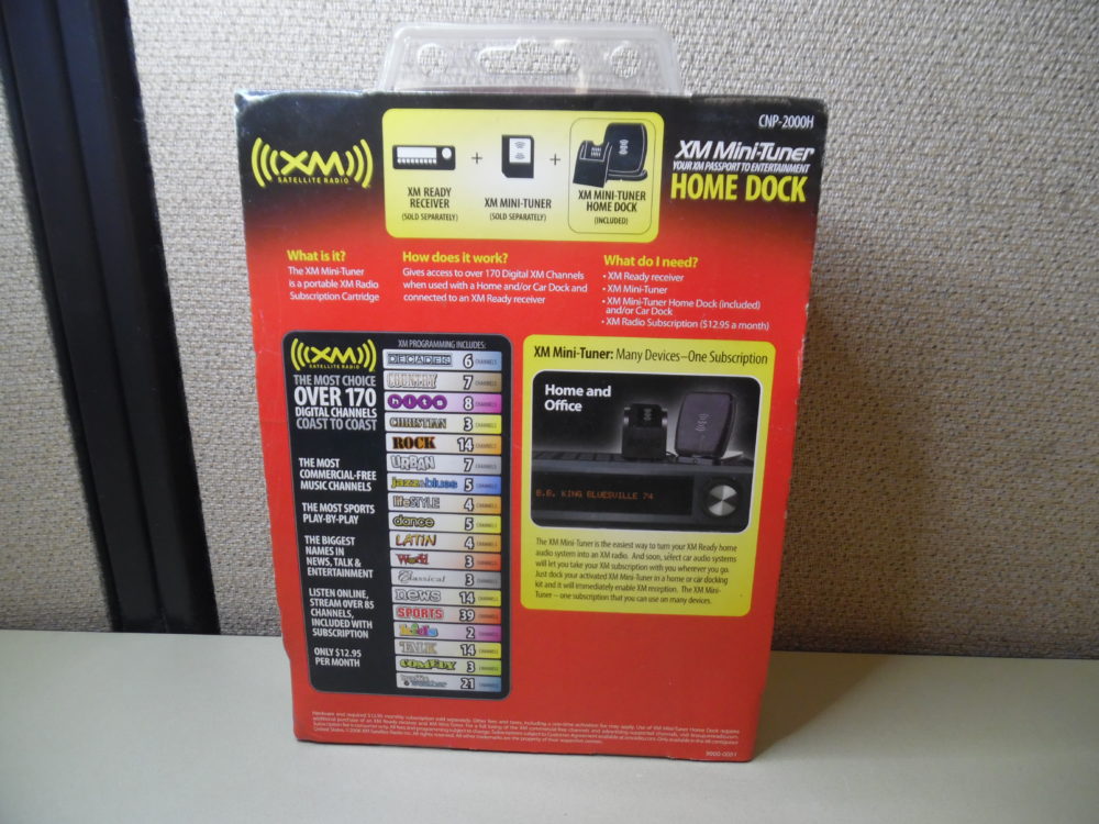 XM Satellite Radio CNP-2000H Mini-Tuner Home Dock - Max Marine Electronics