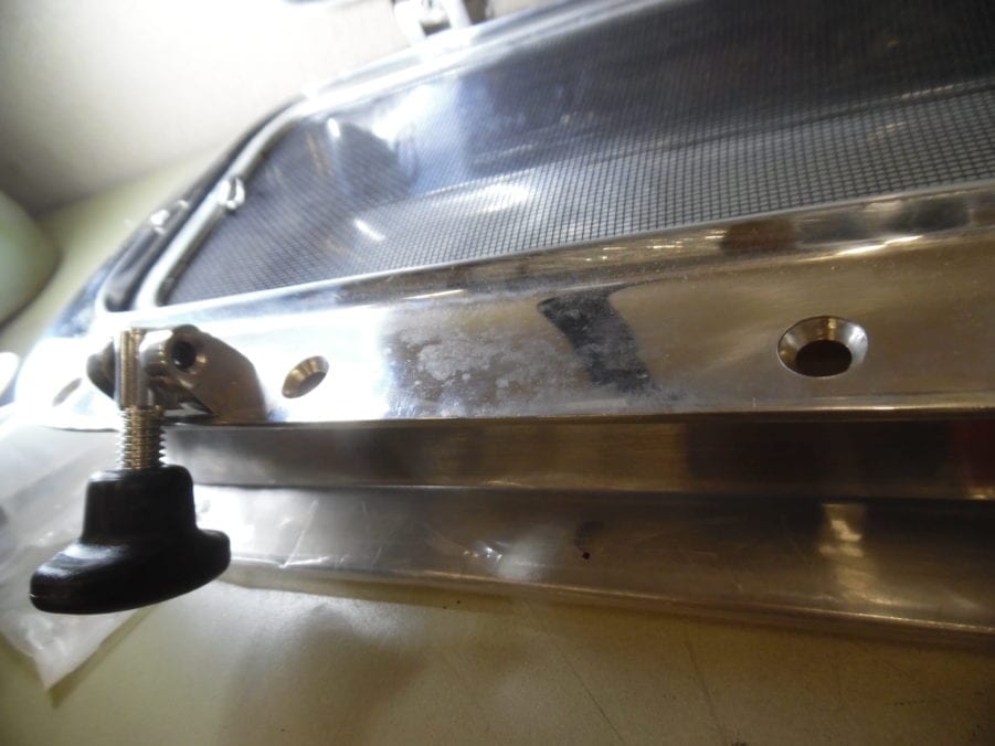 BOMAR / POMPANETTE Stainless Rectangular Extruded Port-Light - Image 7