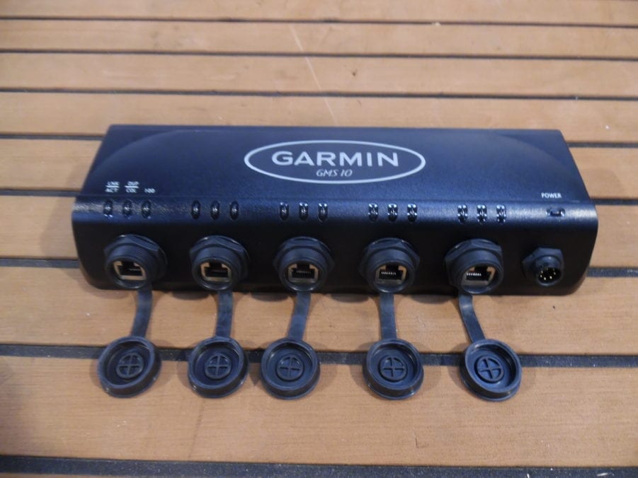 Garmin GMS10 Network Expander 0110102400 Tested + Power Cable Cond 90