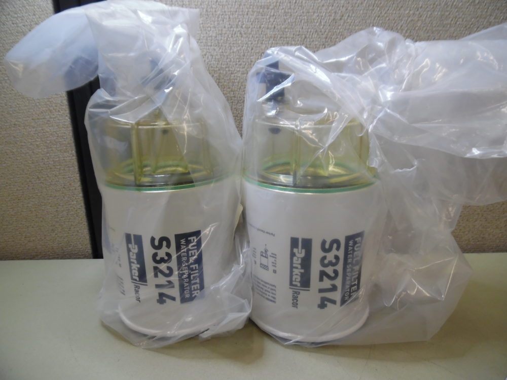 Parker Racor S3214 Gasoline Fuel Filter / Water Separator w/ Bowl - LOT ...