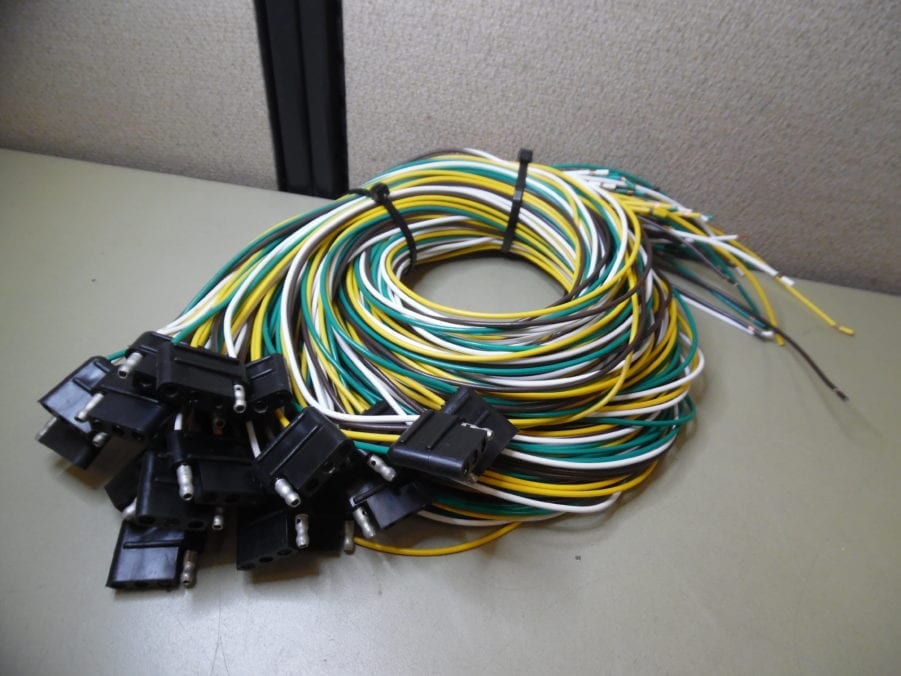 Casico Assemblies 48" 4-Way Trailer Cable Wire - LOT OF 25 NEW