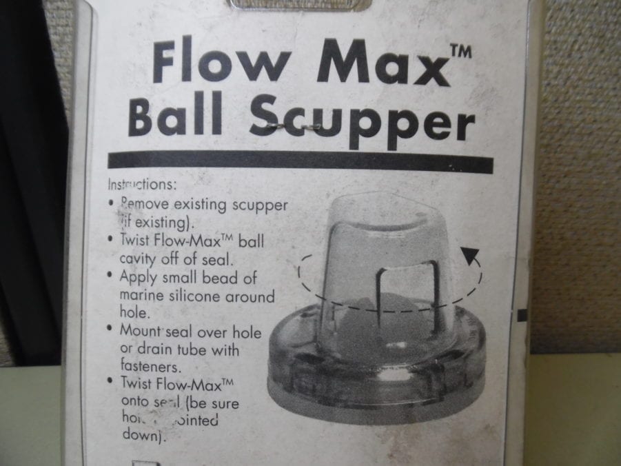 TH Marine FMS-1-0-DP FLOW-MAX Ball Scupper FMS-1-2 - Image 6