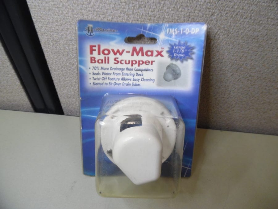 TH Marine FMS-1-0-DP FLOW-MAX Ball Scupper FMS-1-2