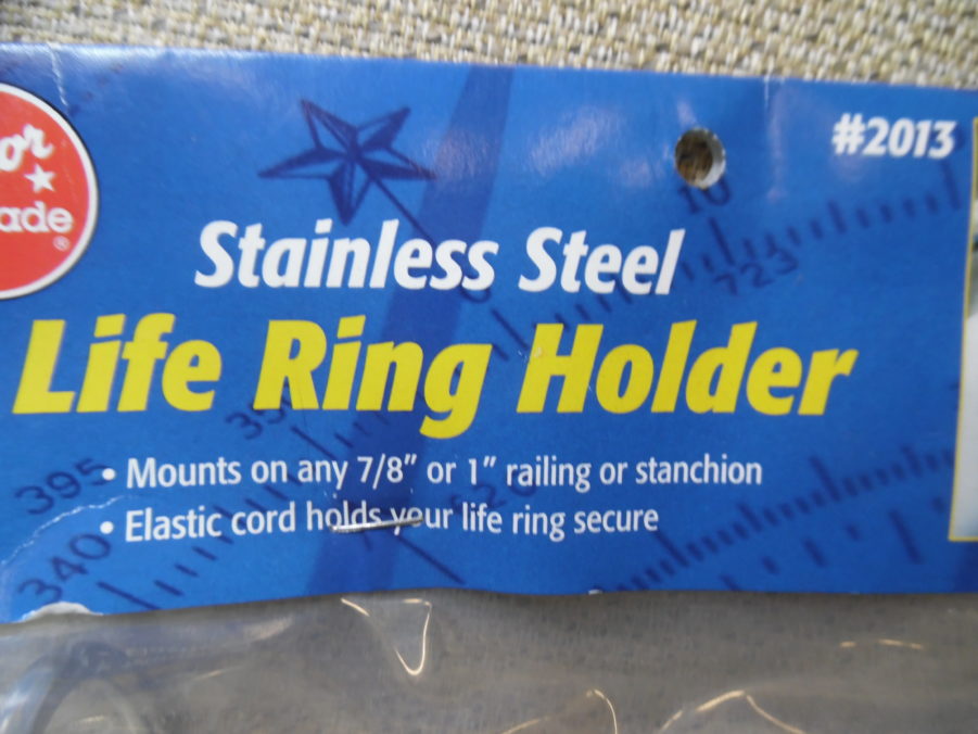 Taylor Made 2013 Stainless Steel Life Ring Buoy Holder - Image 2