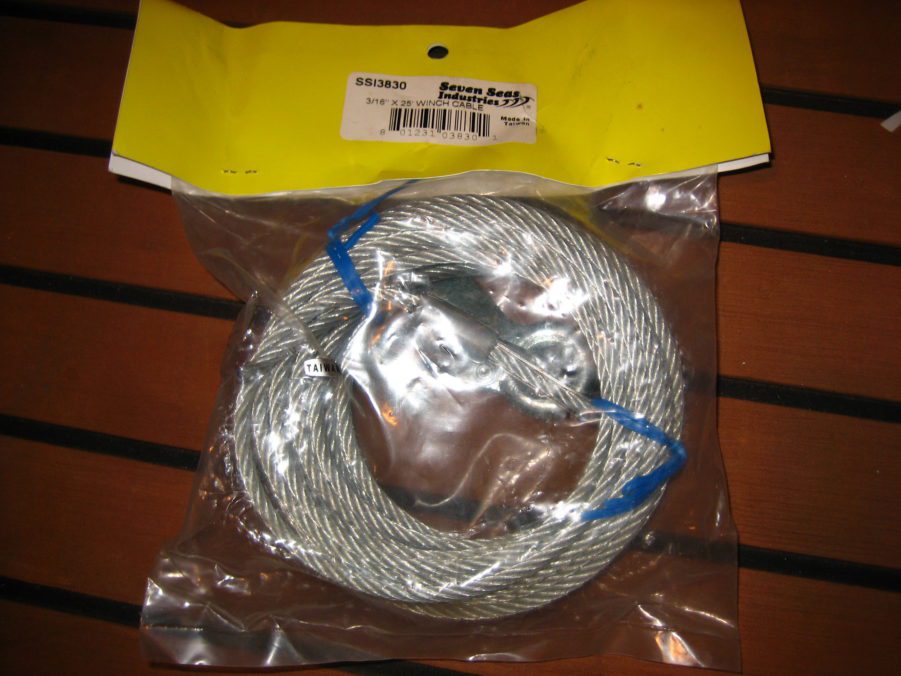 Seven Seas Replacement 3/16" X 25' Boat Trailer Winch Cable Hook **NEW** SSM3830 - Image 4