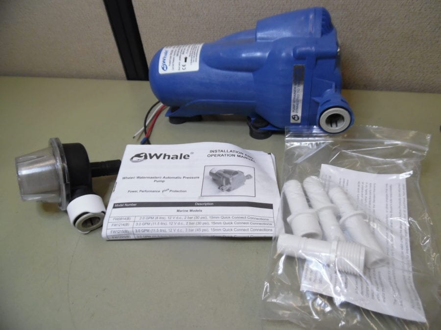 Whale FW1225 (B) Watermaster 3.0 GPM, 24 V d.c Fresh Water Pump - NEW