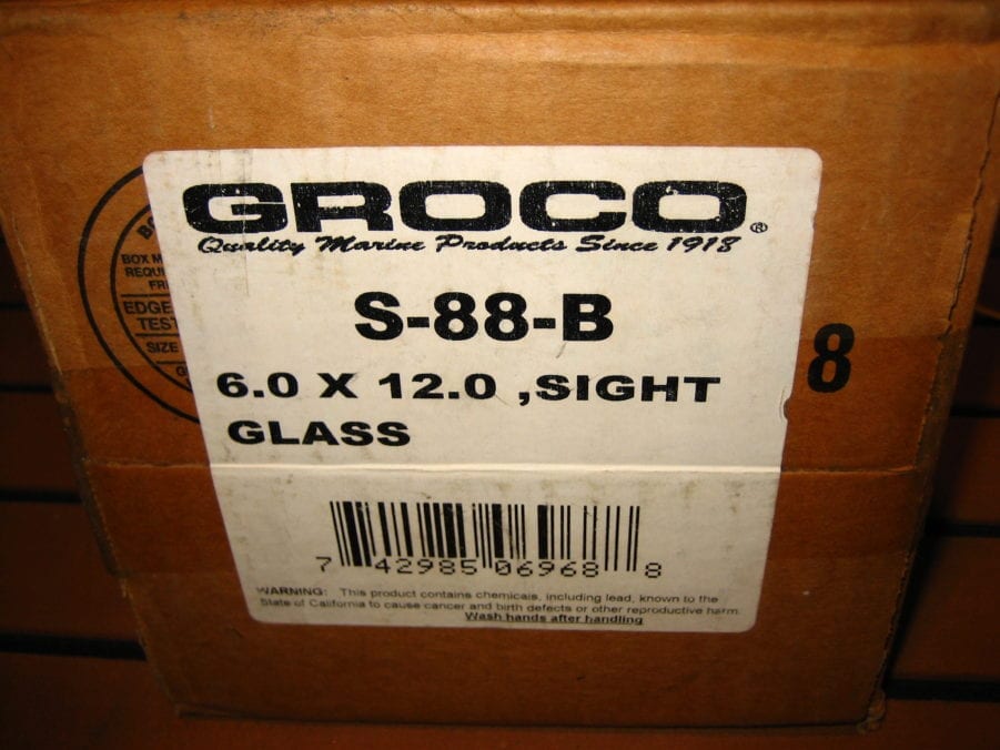 GROCO Sight Glass S-88-B for VD-2500 Strainer - 6.0 x 12.0 **NEW BLEM** - Image 4