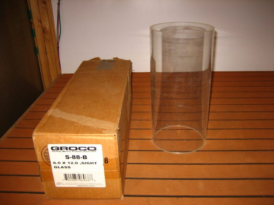 GROCO Sight Glass S-88-B for VD-2500 Strainer - 6.0 x 12.0 **NEW BLEM**