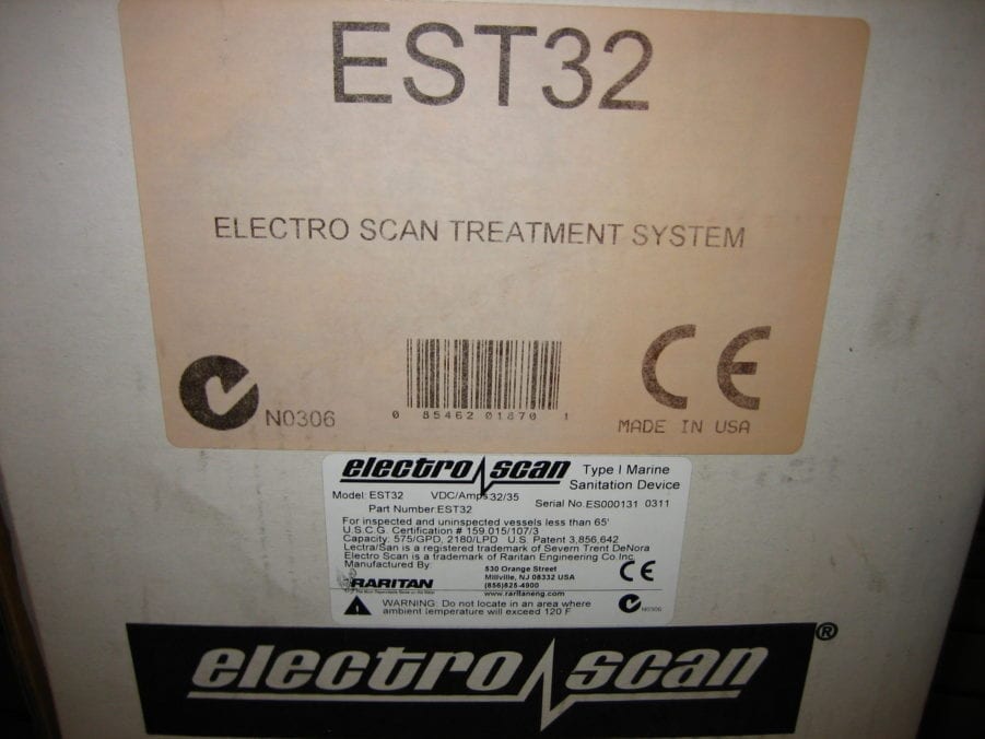 Raritan Lectrasan Electro Scan EST32 32v **NEW** WASTEWATER TREATMENT SYSTEM - Image 10