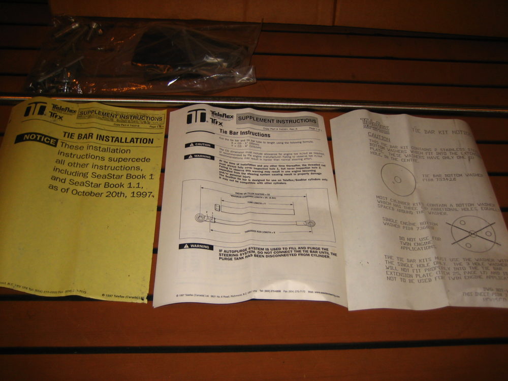 Seastar Teleflex TieBar Kit for OMC HO5071A New Old Stock Open Box