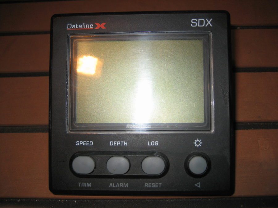 Simrad Robertson Speed Depth Log Dataline X Instrument SDL - Good Cond.
