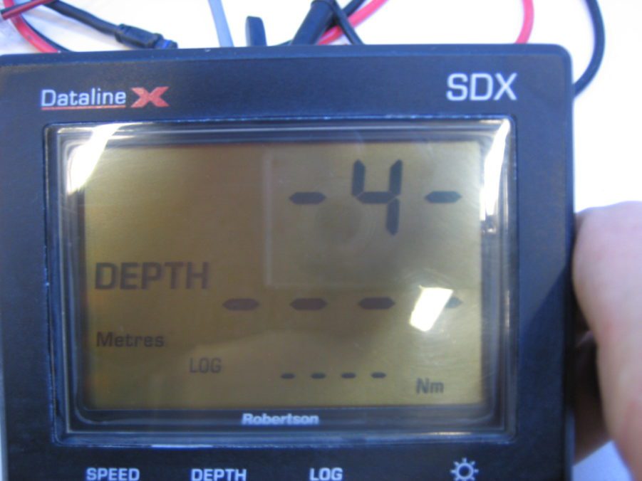 Simrad Robertson Speed Depth Log Dataline X Instrument SDL - Good Cond. - Image 3
