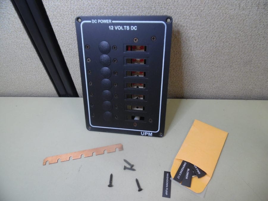 UPM 1-0007-2B Ultra Marine Electrical 12VDC Breaker Panel