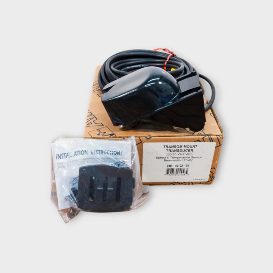 Garmin Airmar 010-10192-01 50/200 kHz P66 Transom Transducer NEW Open Box 6 Pin