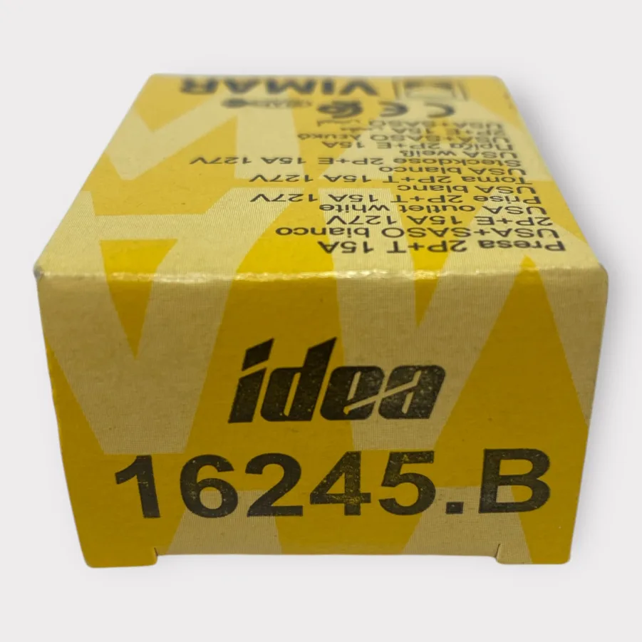 Vimar Idea 16245.B 15A/127V Socket Outlet - White **New**