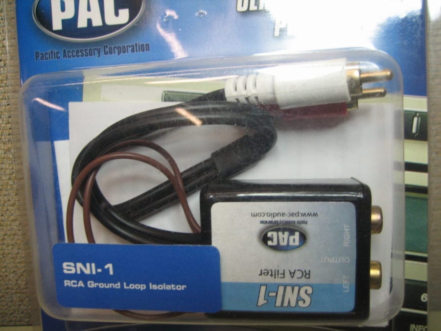PAC SNI-1 Car Stereo RCA Noise Elimination Filter Ground Loop Isolator - Image 2