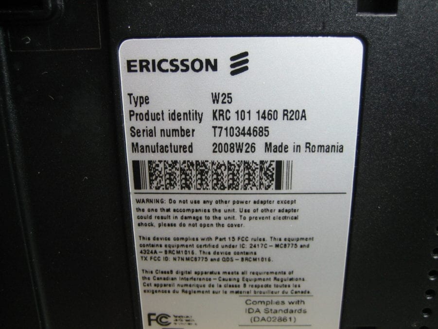 Ericsson W25 Fixed Wireless Terminal f/ WCDMSA/HSDPA Networks - Image 6