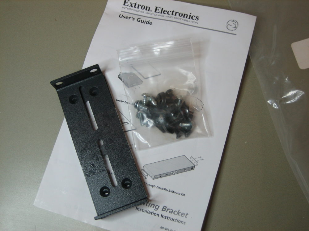 Genuine Extron 70-077-03 Through Desk / Rack Mounting Mount Kit - Max ...