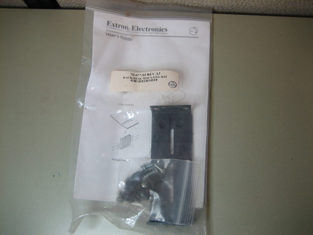 Genuine Extron 70-077-03 Through Desk / Rack Mounting Mount Kit - Max ...