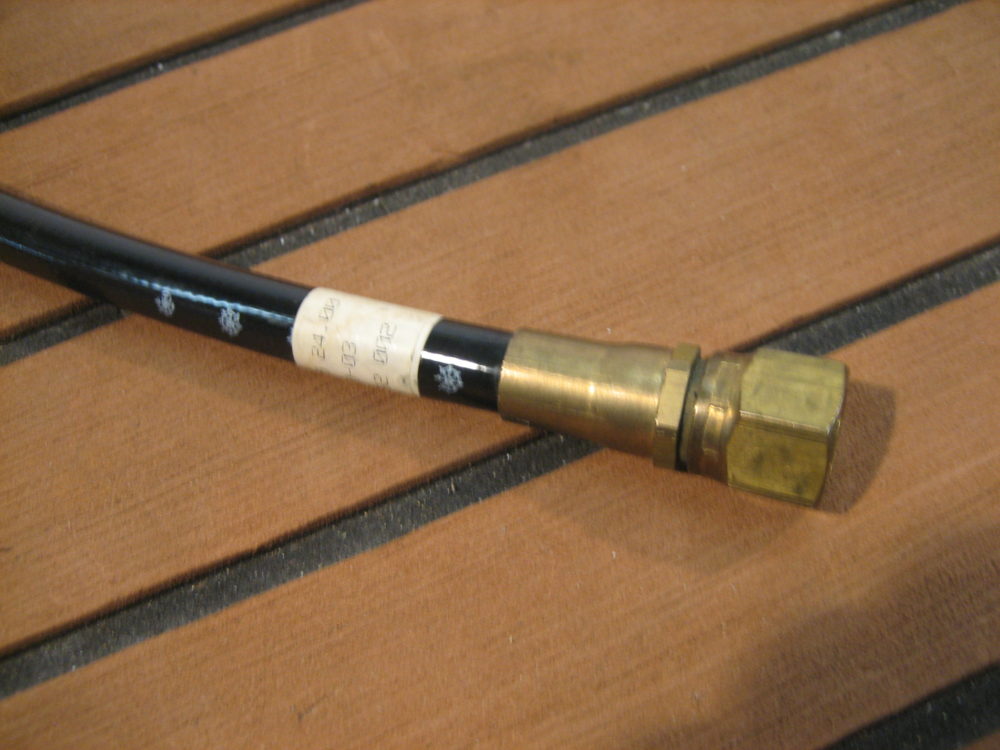 Parker Parflex 903115 SeaStar Hydraulic 2' Steering Hose 1000 PSI, 5/16