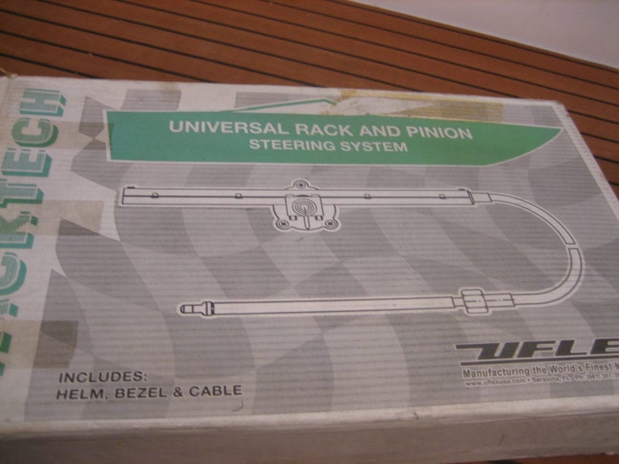 UFLEX RACKTECH13 RACK N PINION STEERING CABLE KIT 13 FT w/ HELM Max Marine Electronics