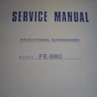 Furuno Service Manual f/Navigational Echosounder FE-880 - Free Shipping