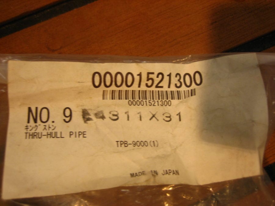 Furuno TPB-9000 Thru-Hull Pipe - 000-015-213 - Stuffing Tube - CETHT-9-1 - Image 5