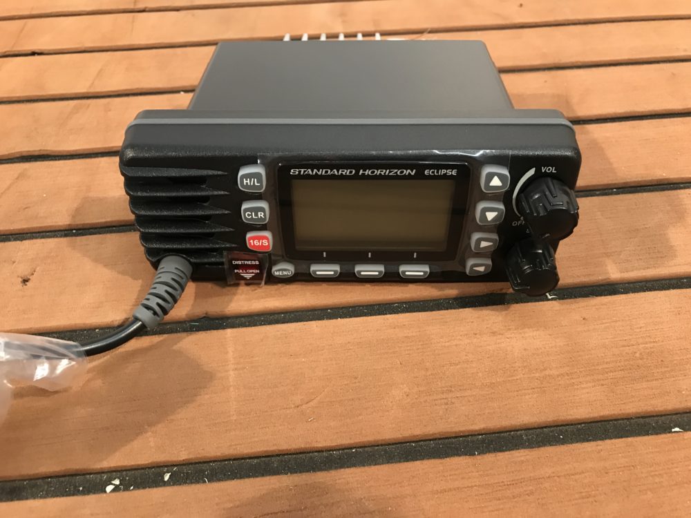 Standard Horizon GX1300 Eclipse VHF Radio With Mic, Mount, Knobs