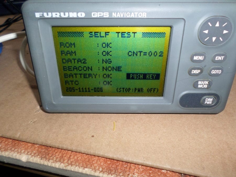 Furuno GP-30 GPS Navigator Display - Bench Tested - Great Condition - Image 5