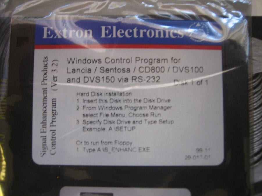 Extron Electronics Sentosa / Lancia xi User's Manual  - FREE US SHIP - Image 2