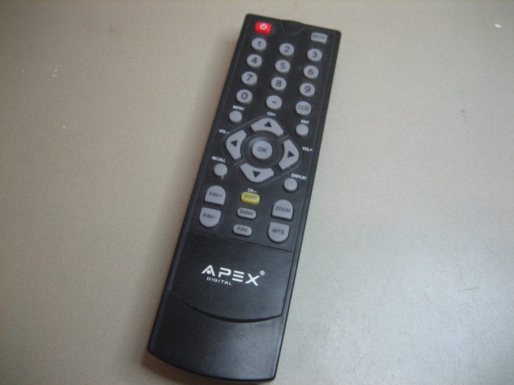 Genuine APEX DIGITAL TV Converter Remote Control f/ DT250, DT250A