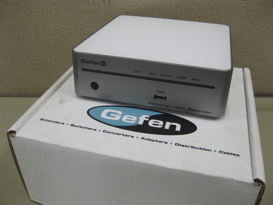 Gefen GTV-SD-PVR Standard Definition Personal Video Recorder